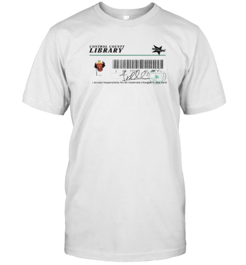 Control Library Card T-Shirt