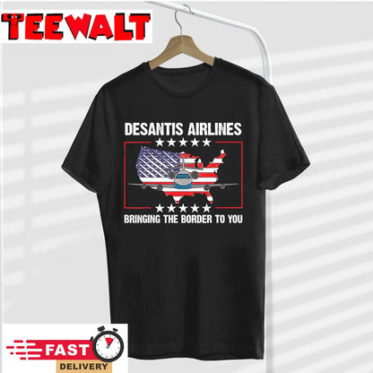 Desantis Airlines Shirt Funny Retro Vintage Desantis Airline Hoodie