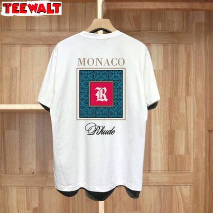 Vintage Monaco Rhude Short Sleeve , Must Have Rhude T Shirt Long Sleeve