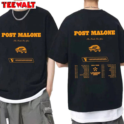 Cool Design Post Malone Tour Shirt, Post Malone 2024 Tour