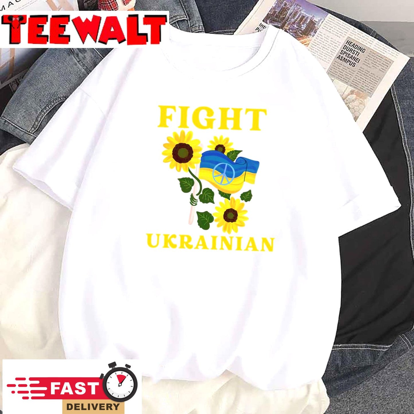 Top No War Fight Like Ukrainian Support Ukraine Unisex T-Shirt