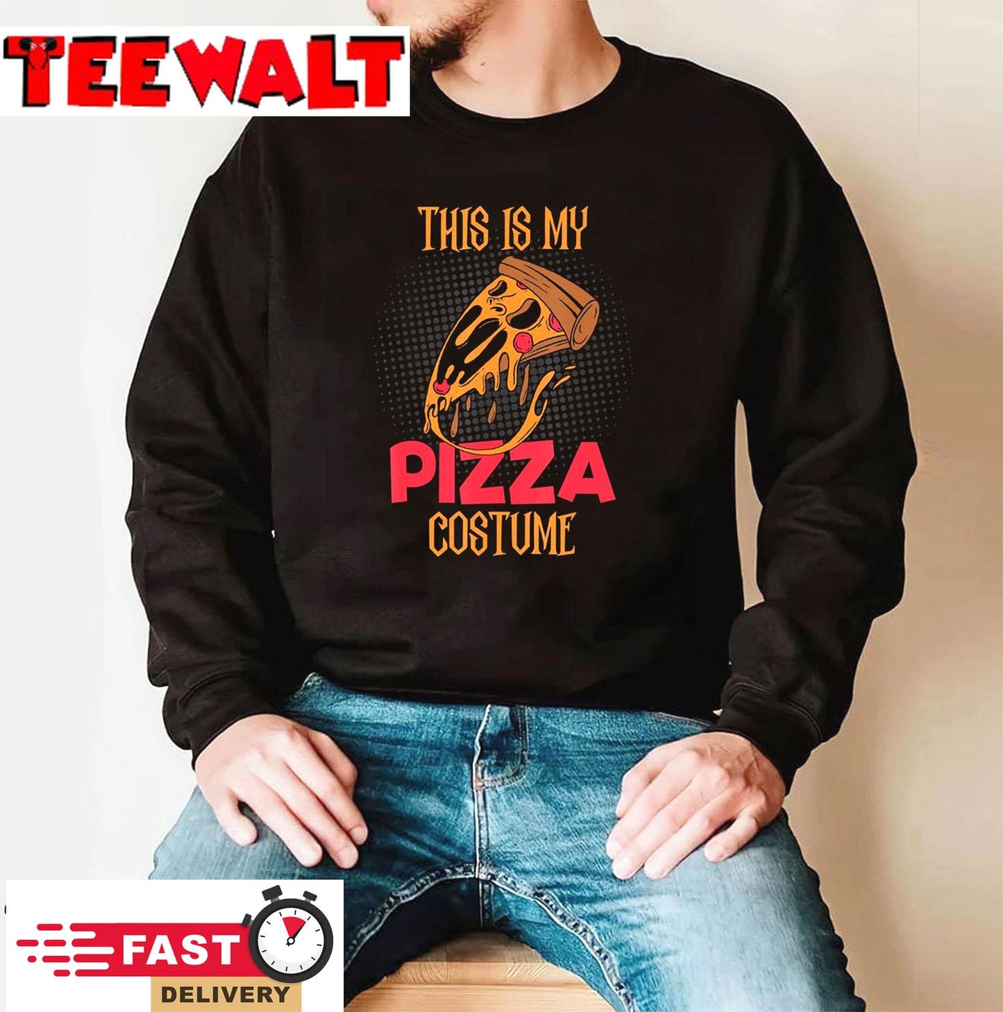 Halloween This Is My Pizza Costume T-Shirt