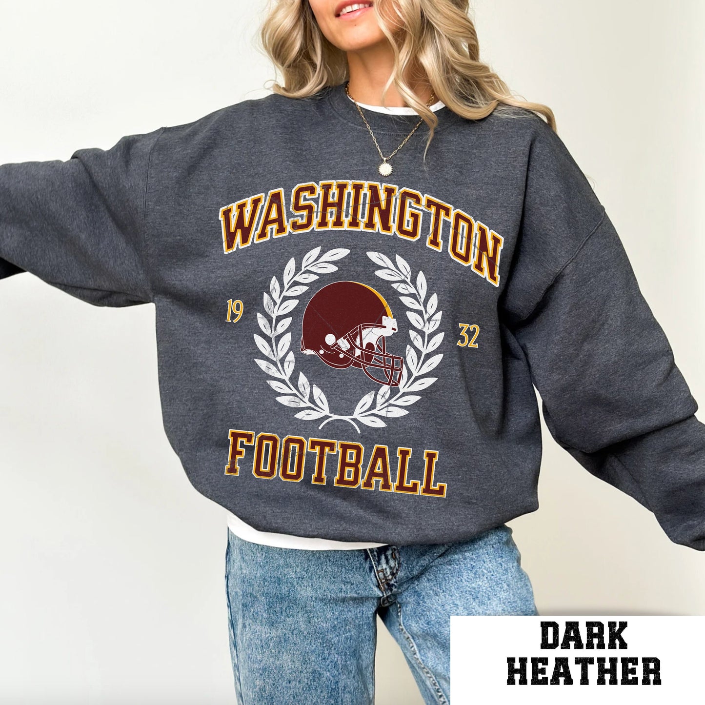 Washington Football Crewneck Sweatshirt Vintage Shirt Hoodie