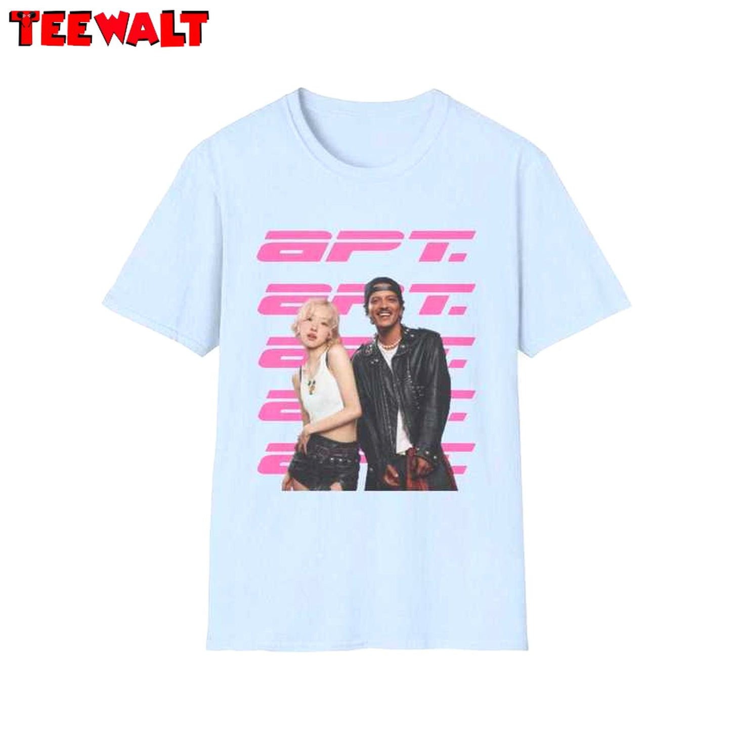 Rose T Shirt, Bruno Mars Apt Merch, For Family,