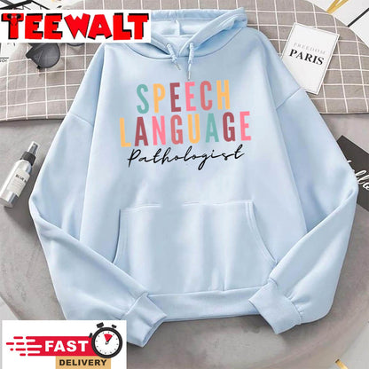 Speech Therapy Speech Language Pathologist SLP Crew School T-Shirt