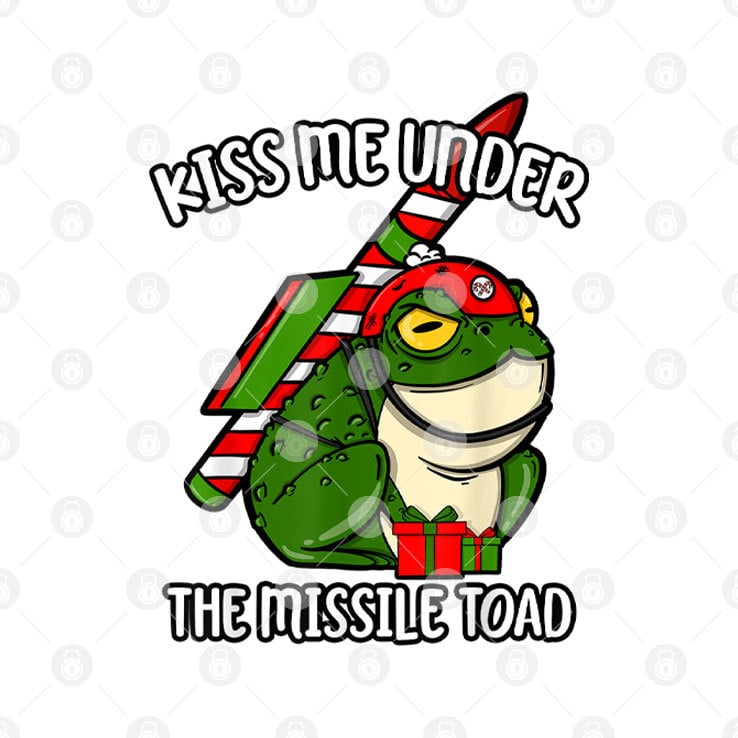 Kiss Me Under The Missile Toad Shirt