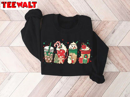 Christmas Coffee Sweatshirt, Coffee Lover Gifts