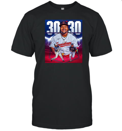 Jose Ramirez 30 HR30 SB Seasons 2024 T-Shirt