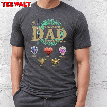 Limited The Legend Of Dad Shirt, Funny Zelda Dad Shirt Long Sleeve Tank Top