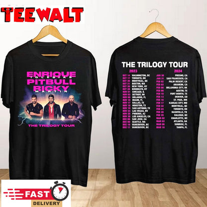 Enrique Iglesias X Pitbull X Ricky Martin The Trilogy Tour 2024 Shirt