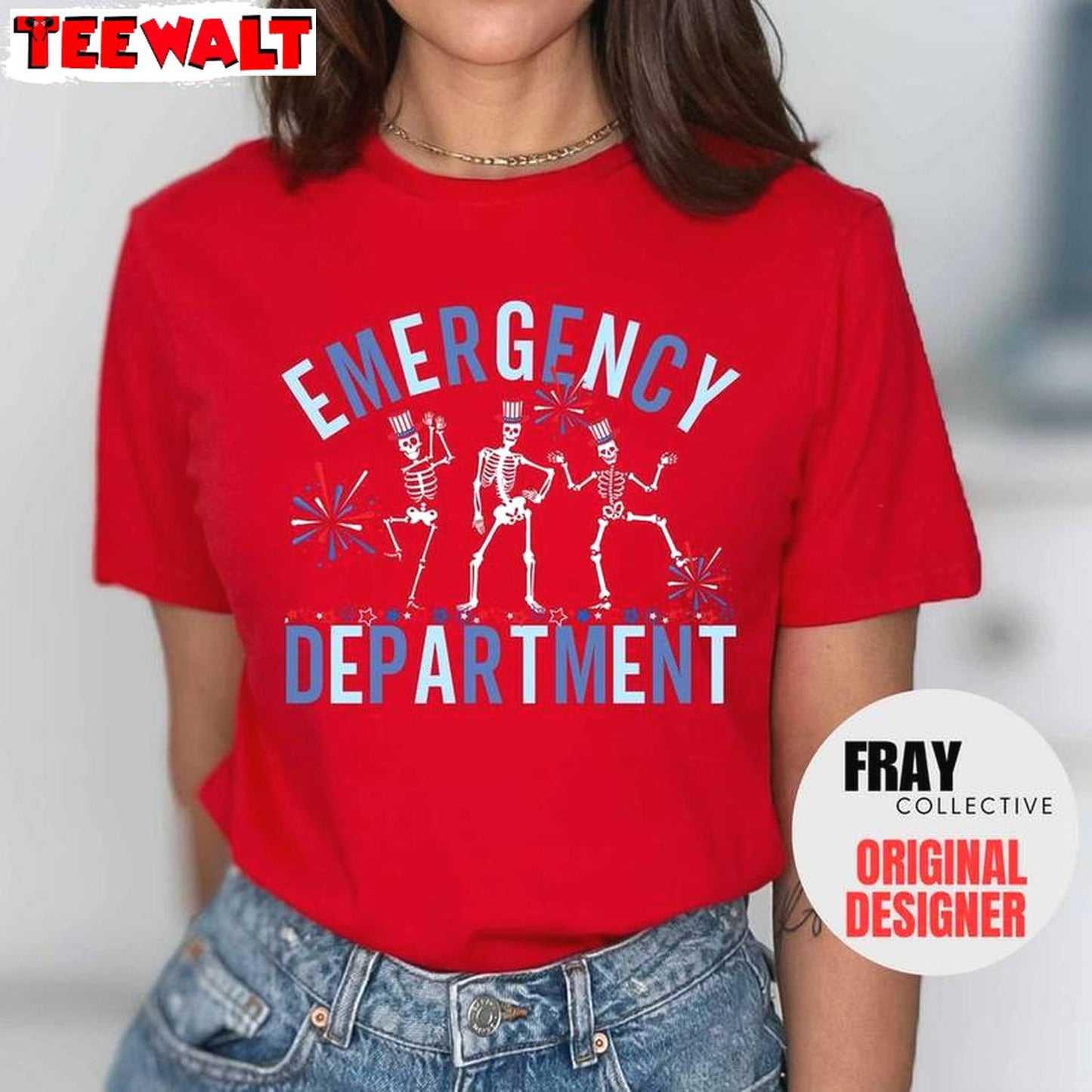 Independence Day Unisex Hoodie, Trendy Emergency Department 4th Of July