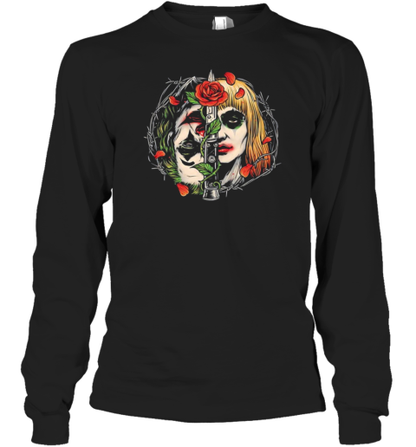 Joker and Harley Quinn Strange Couple T-Shirt