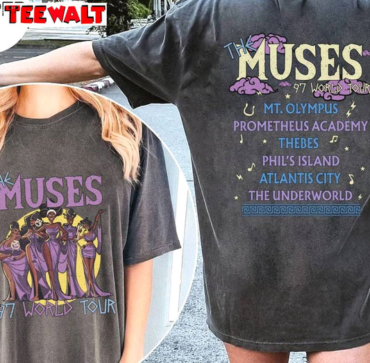 Trendy The Muses Long Sleeve , New Rare Disney Hercules Shirt Tank Top