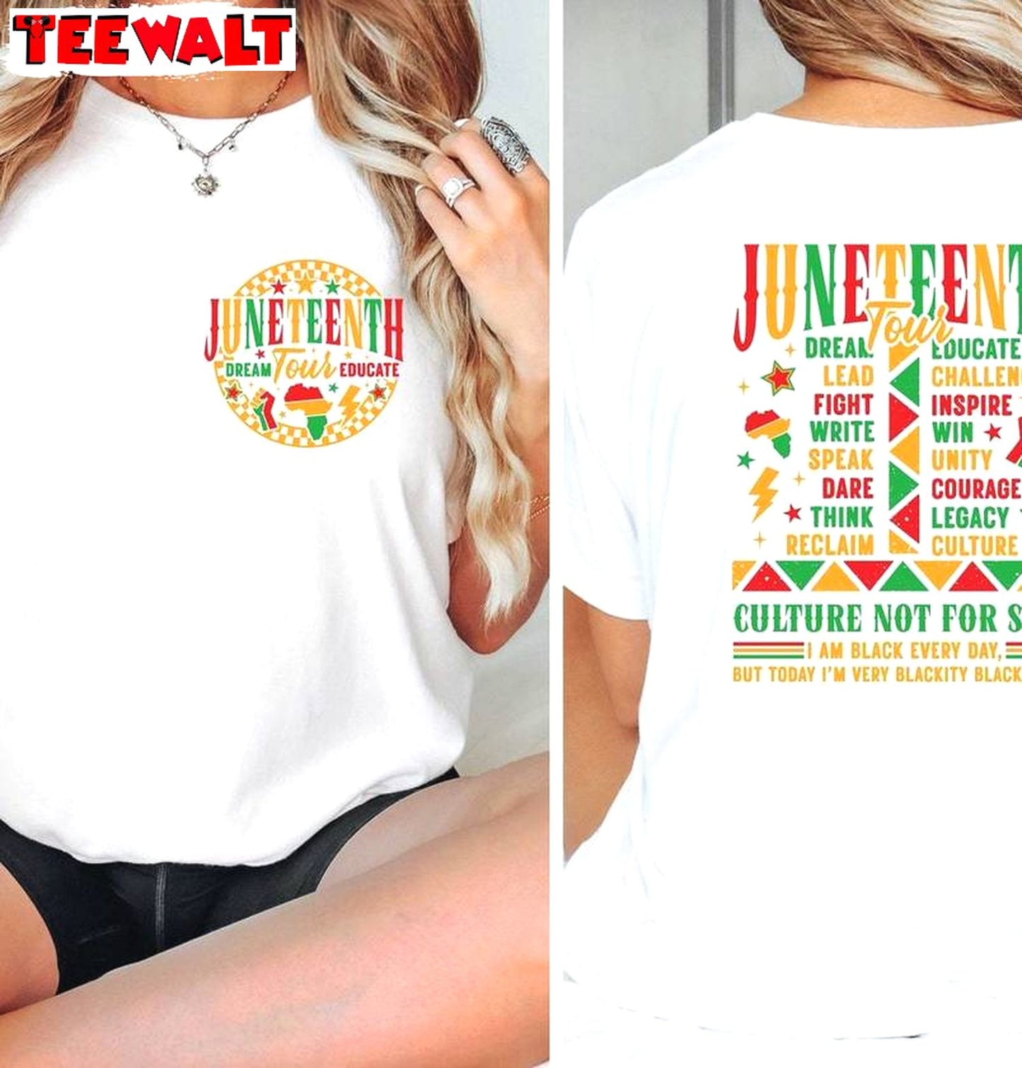 1865 Juneteenth Inspirational Shirt, African Comfort Crewneck Long Sleeve