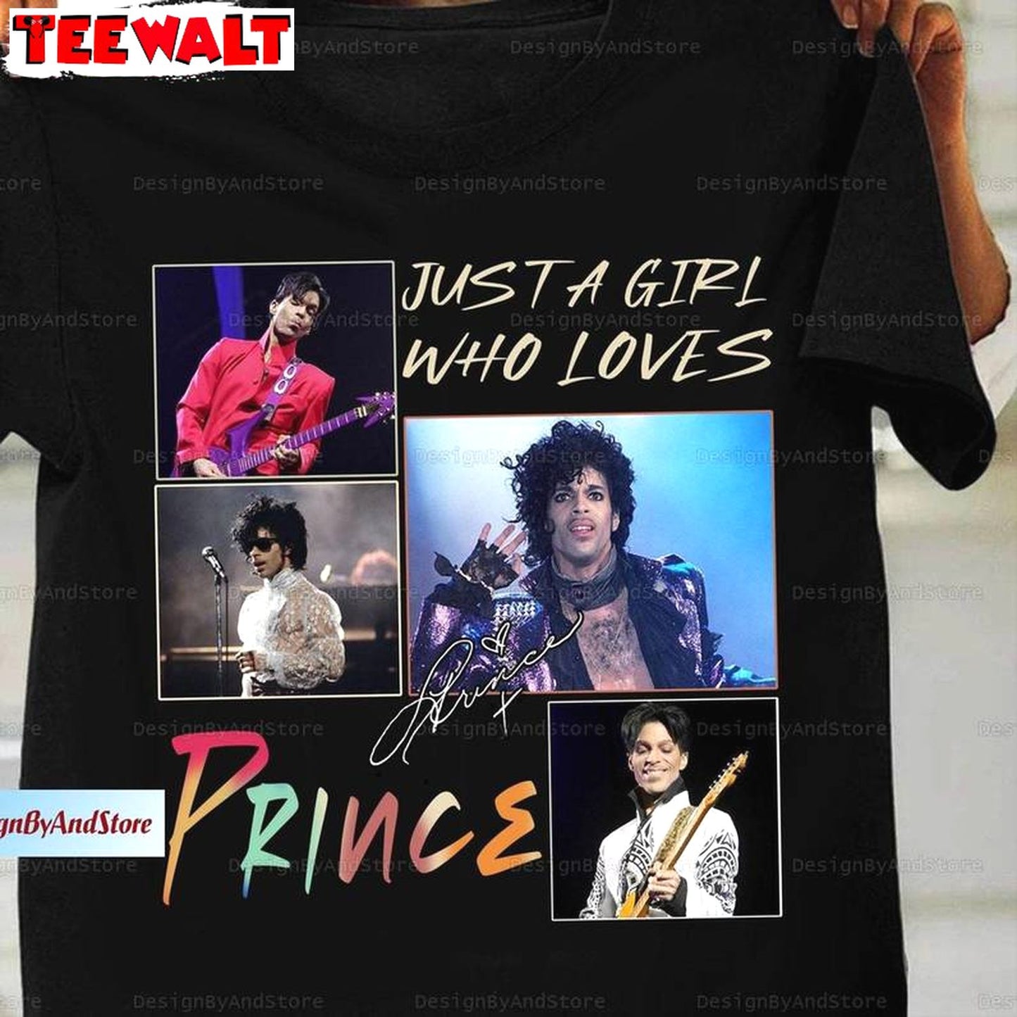 Groovy Just A Girl Who Lovers Prince Unisex Hoodie, Awesome Purple Rain Shirt Long Sleeve