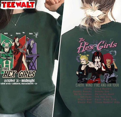 Comfort Rock Band Music Unisex Hoodie, Awesome The Hex Girls