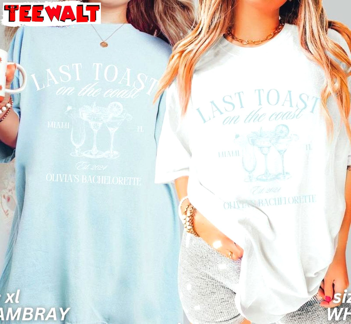 Last Toast On The Coast Vintage Shirt, Beach Bachelorette Party Short Sleeve Crewneck