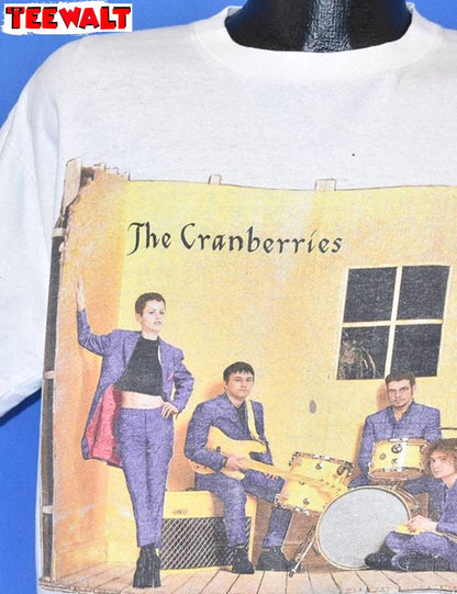 Vintage The Cranberries Shirt, Rock Album Cover 1996 Unisex Hoodie Short Sleeve