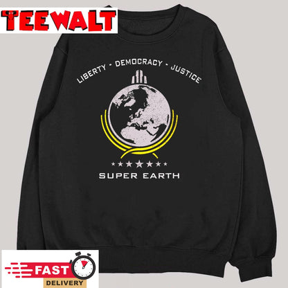 Super Earth Diving Into Hell For Liberty T-Shirt