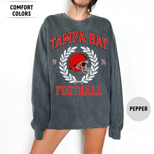 Comfort Colors Tampa Bay Football Sweatshirt - Perfect Gift For Fans