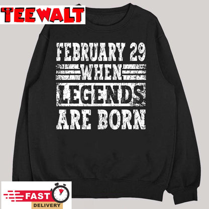 February 29 Birthday Shirts For Men &amp Women Cool leap year T-Shirt