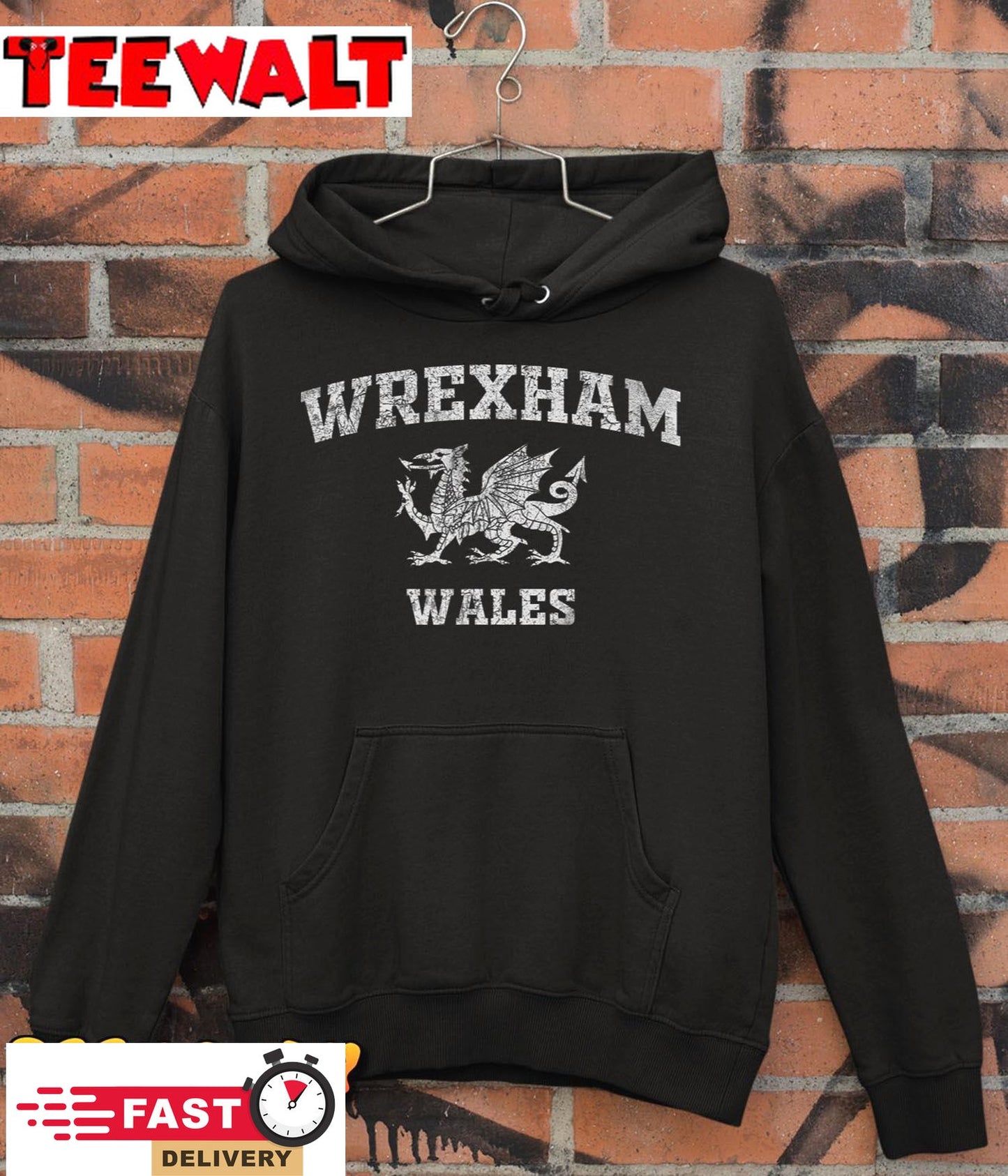 Wrexham Wales Retro Vintage T-Shirt