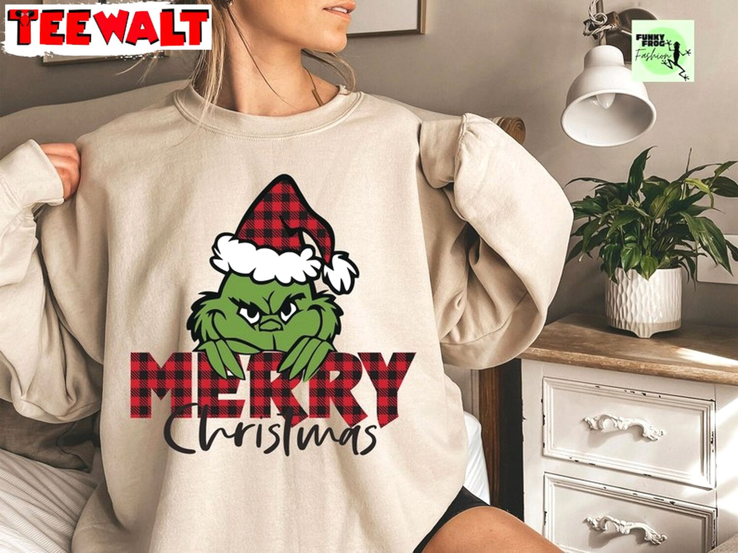 Funny Grinch Christmas Sweatshirt, Grinchmas Holiday Shirt