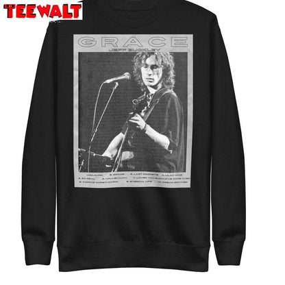 Jeff Buckley Album Groovy Sweatshirt, New Rare Jeff Buckley Crewneck Long Sleeve