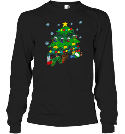 Caterpillar Under The Christmas Tree Teacher T-Shirt