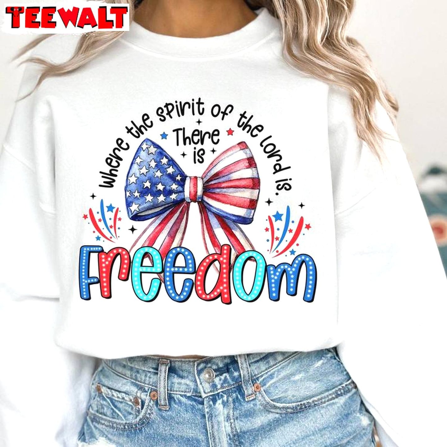 Coquette Sweatshirt , Comfort Where The Spirit Of The Lord Is There Is Freedom Shirt Hoodie