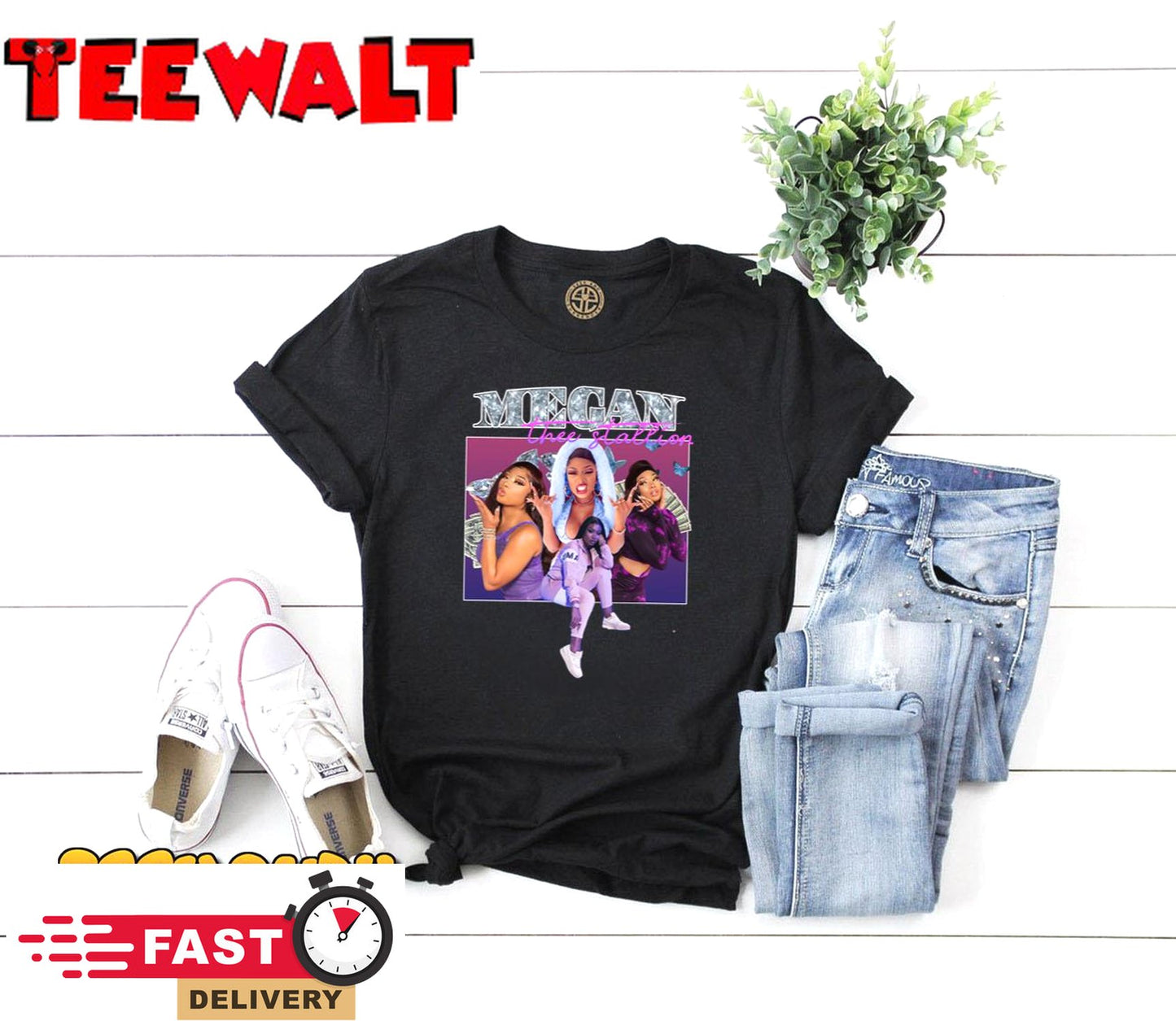 Megan Thee Stallion Shirt Megan Raptees Megan Thee Stallion Vintage T-shirt