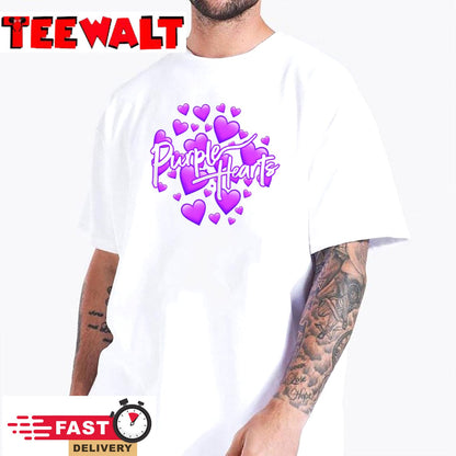 Purple Heart Art Unisex T-Shirt