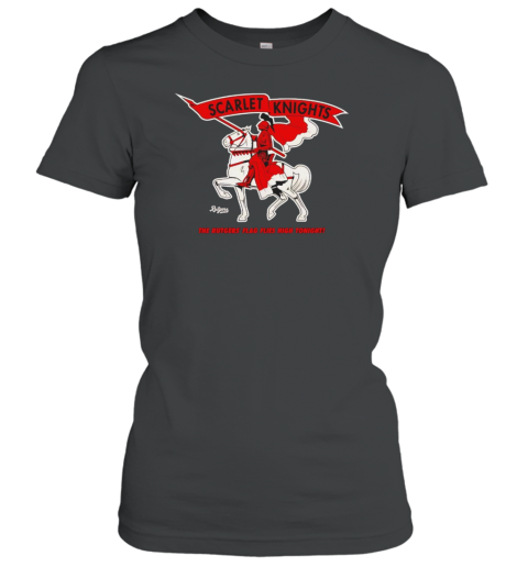 Flag Flies High Scarlet Knights retro T-Shirt