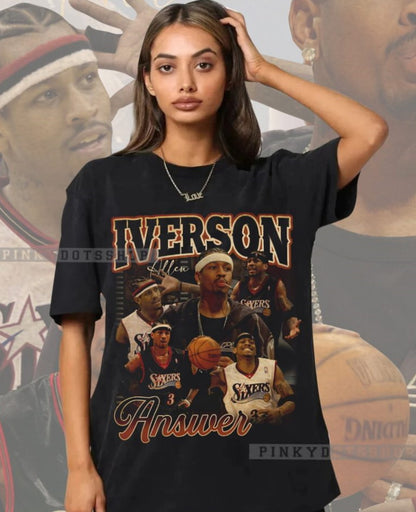 Allen Iverson The Answer MVP Vintage 90s Shirt