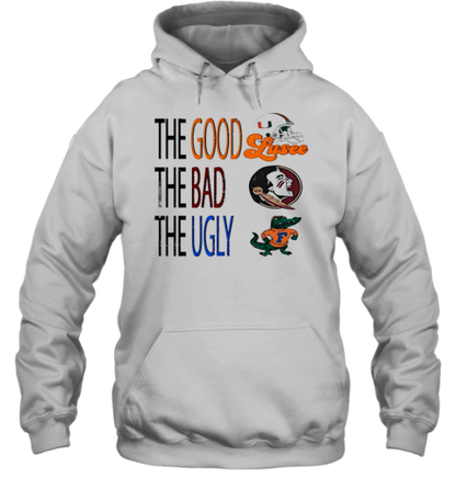 Florida Gators, Florida State Seminoles And Florida Gators The Good The Bad The Ugly T-Shirt