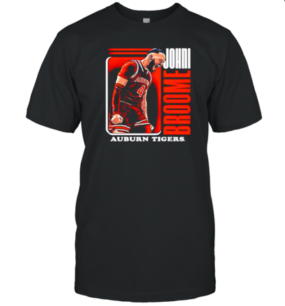 Johni Broome Auburn Tigers Shout Card T-Shirt