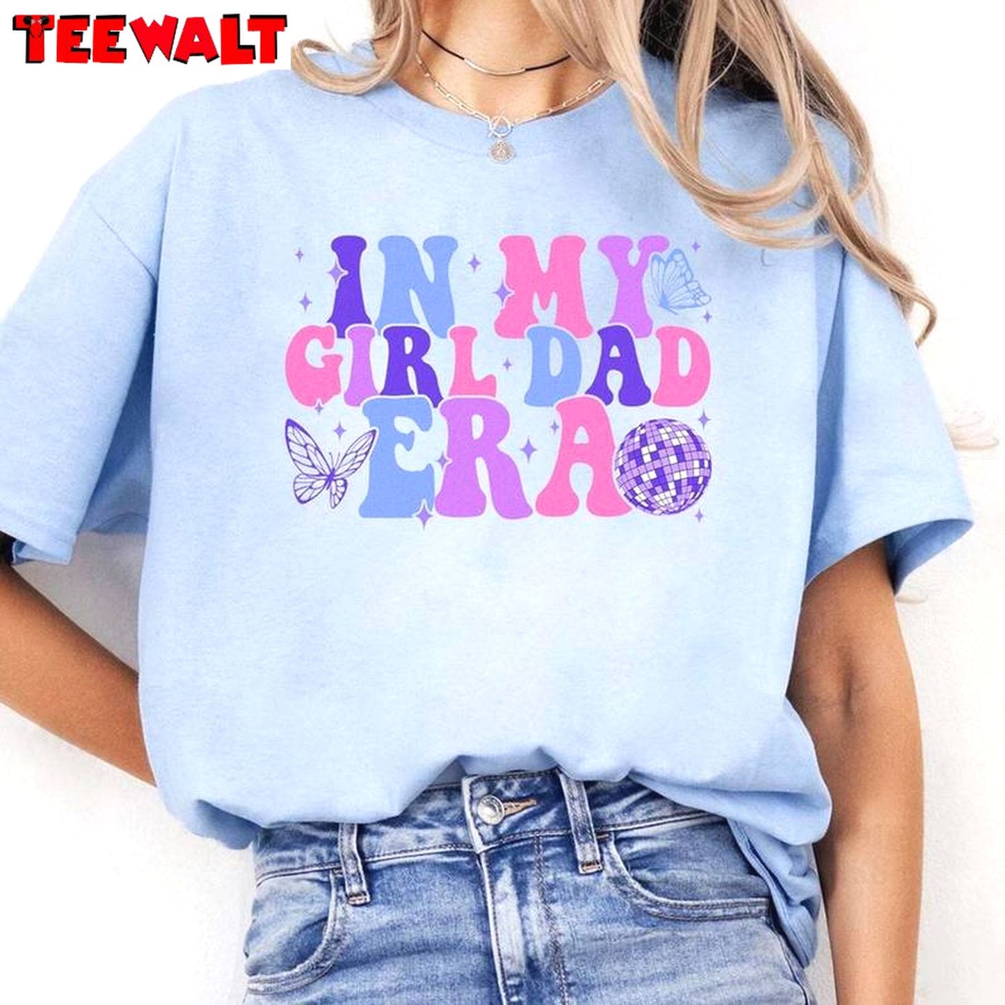 Awesome In My Girl Dad Era Shirt, Limited Dad Birthday Sweater