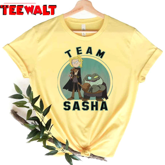 Amphibia Team Sasha Disney Cartoon Unisex T-Shirt