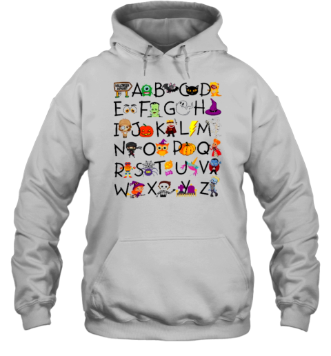 Halloween Alphabet T-Shirt - Style 2