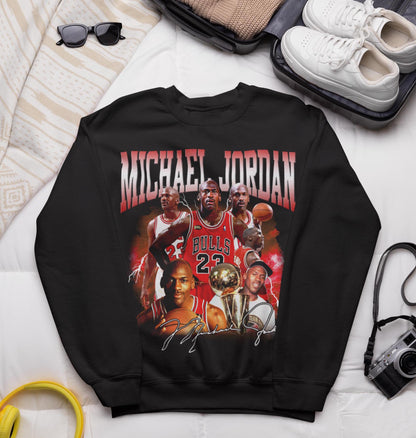 Vintage 90S Michael Jordan Graphic Chicago Bulls Icon Tee