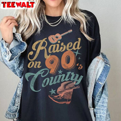 Country Music Cool Design Sweater, Limited Raised On 90's Country Shirt Tank Top