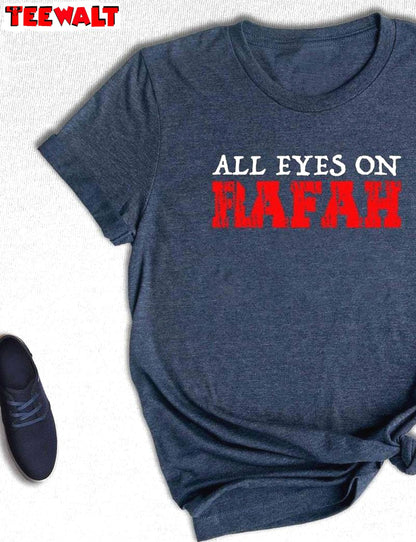 New Rare All Eyes On Rafah Shirt, Palestine Will Be Free Long Sleeve