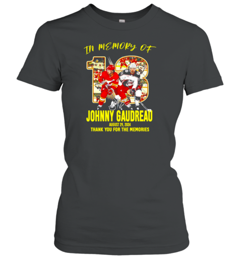 Johnny Gaudreau 13 thank you for the memories T-Shirt