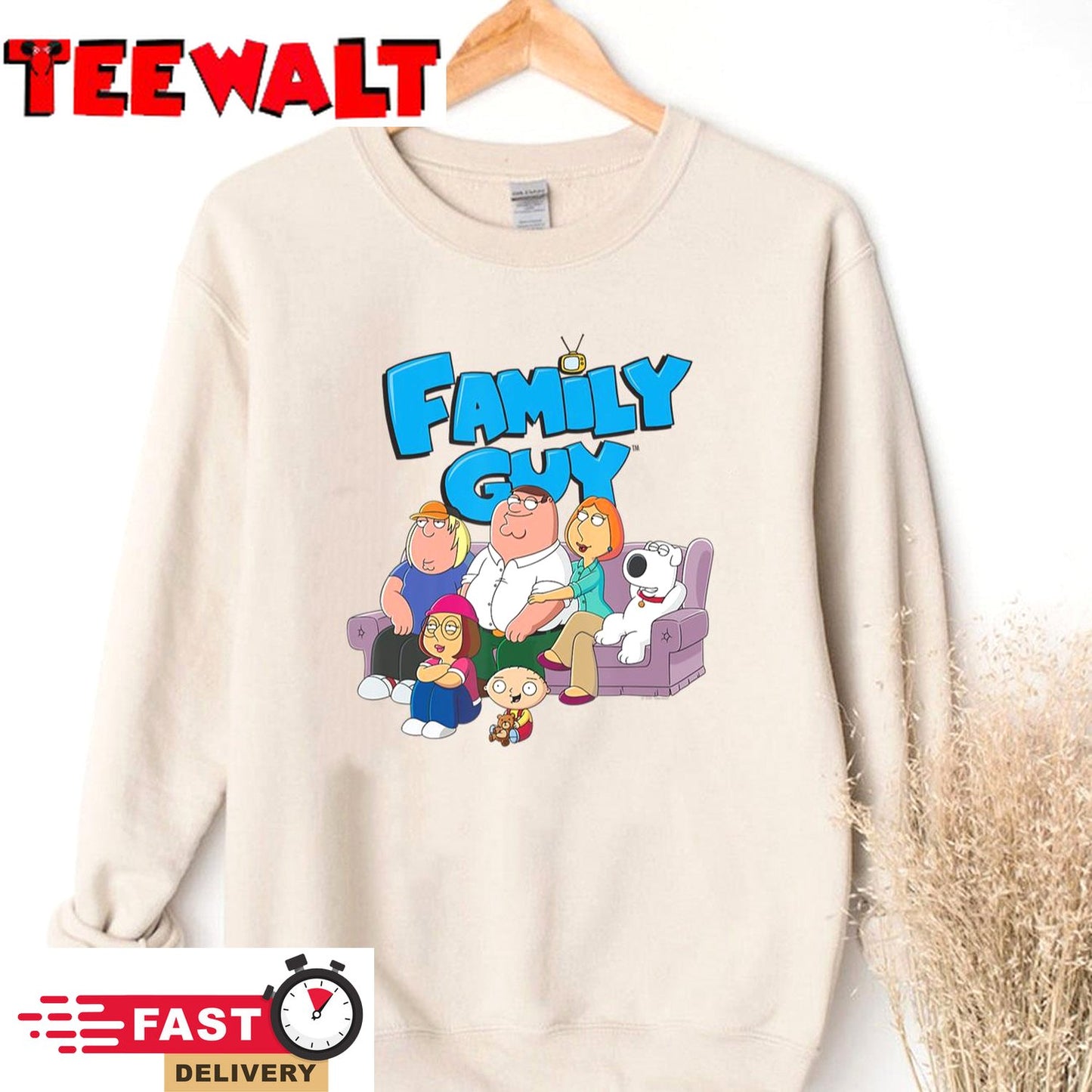 Family Guy Family with Logo T-Shirt