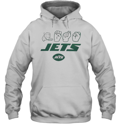 New York Jets Sign Language Hands T-Shirt