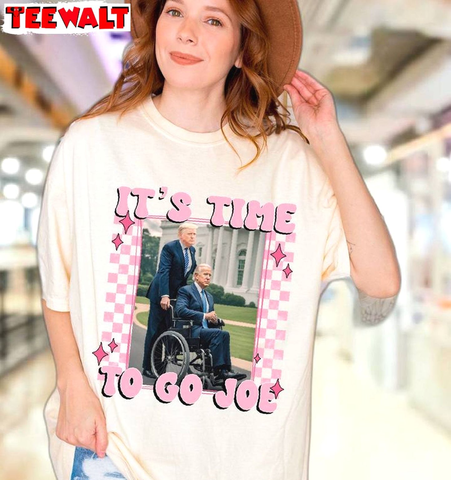 Trendy It's Time To Go Joe Shirt, Creative Joe Wheelchair T Shirt Unisex Hoodie