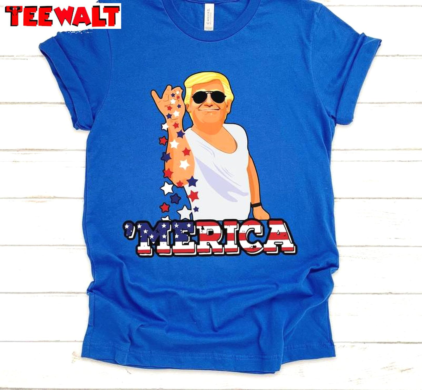 Cool Design Trump 'Merica Shirt, 4th Of July