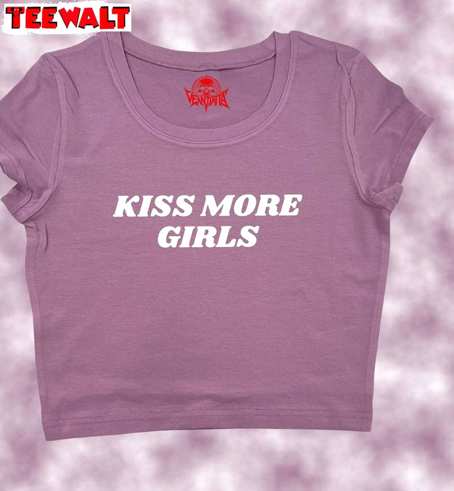 Cool Design Kiss More Girls Shirt , Viral Sayings Tank Top