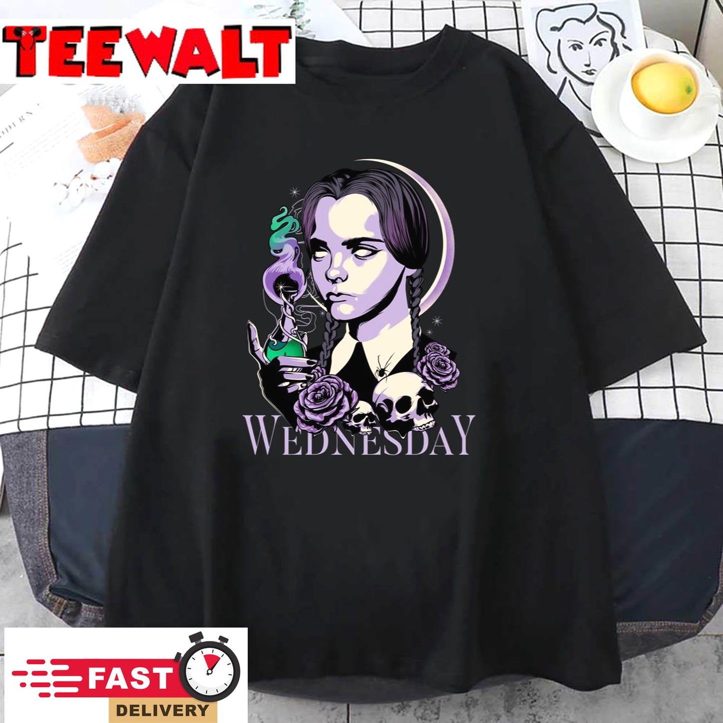 Wednesday Addams Vintage Unisex T-Shirt