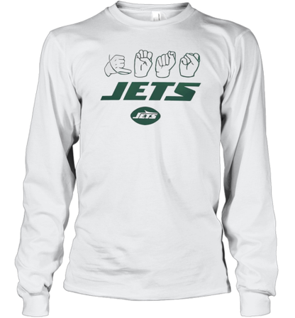 New York Jets Sign Language Hands T-Shirt